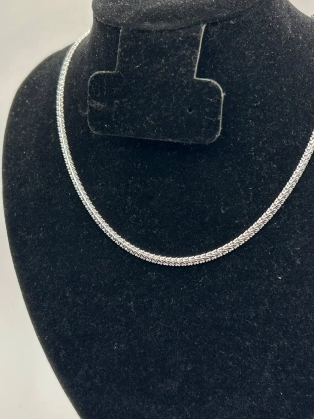 Real Silver Fishtail Chain Mens 3mm 22 Inch Stainless Steel Plated Waterproof